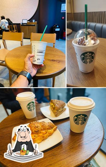 Starbucks is distinguished by food and beverage