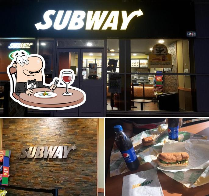 Subway is distinguished by food and interior