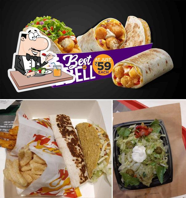 Taco Bell is distinguished by food and interior