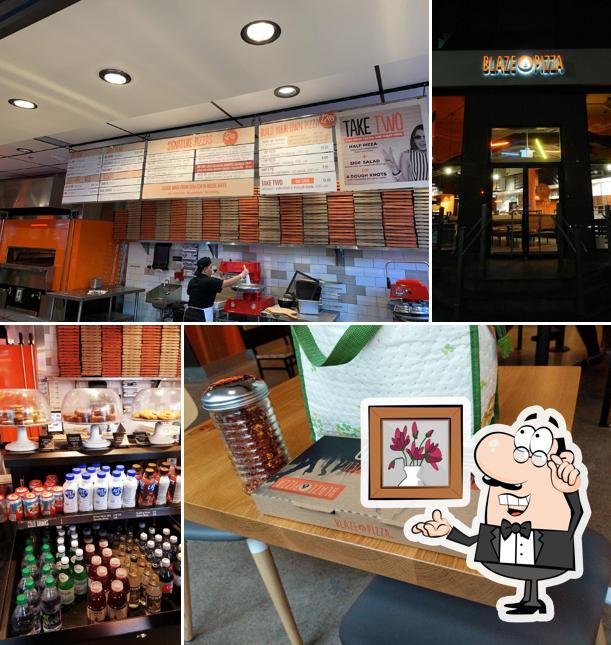 The interior of Blaze Pizza