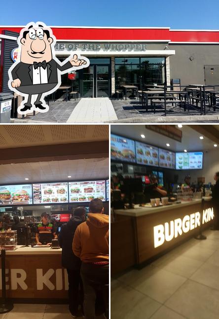 L'intérieur de Burger King