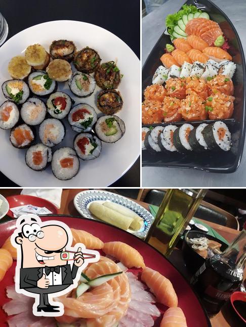 Experimente diferentes opções de sushi