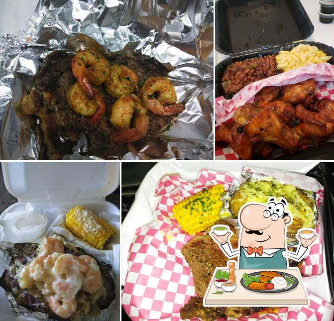 Mr. Krabs & Bean's BBQ in Lexington Restaurant menu and reviews
