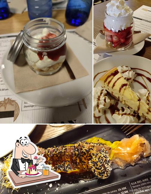 Restaurante Urban mô provides a number of sweet dishes