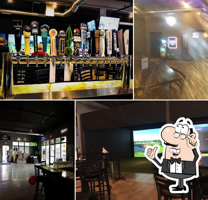 The interior of The Leaderboard Sports Bar