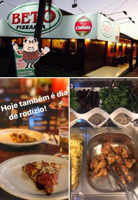 Platos en Beto PizzaGrill