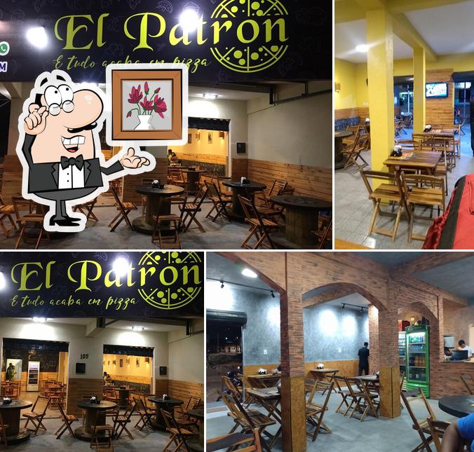 O interior do El Patron Pizzaria Esfihas e Calzone