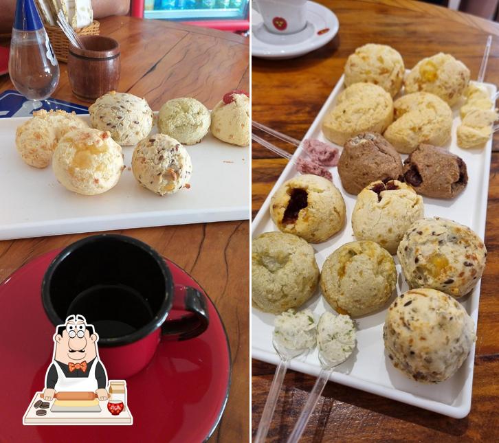 Casa 15 Armazém serve uma escolha de pratos doces