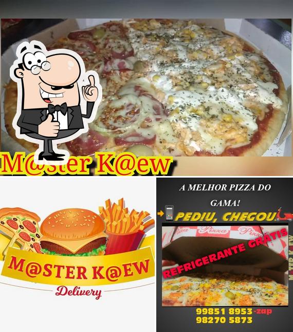 See the image of Master Kaew Pizzas e Hambúrgueres