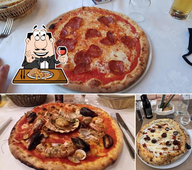 A Ristorante Pizzeria Quo Vadis, puoi provare una bella pizza
