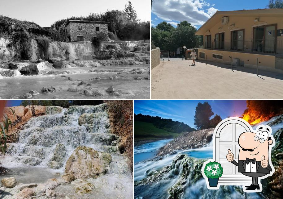 L'extérieur de Cascate del Mulino-Hot Spring