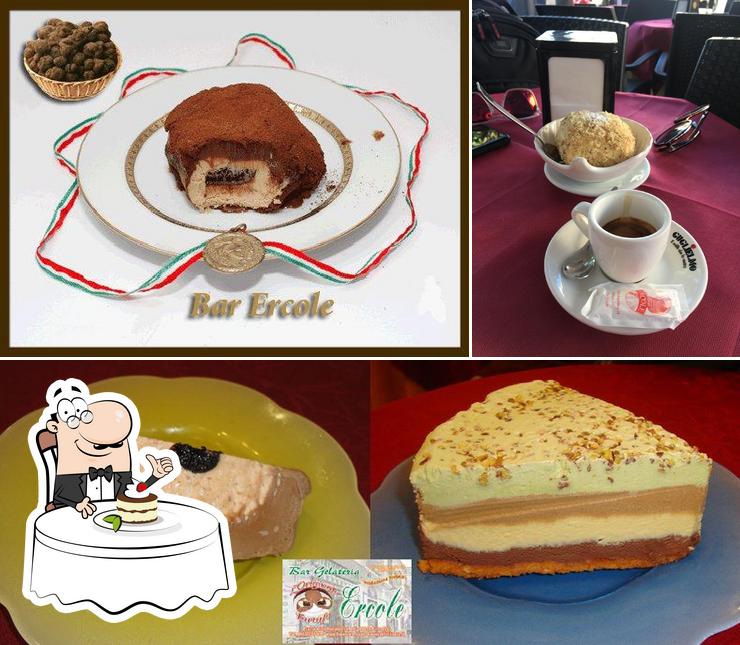 Bar Ercole propone un'ampia varietà di dessert