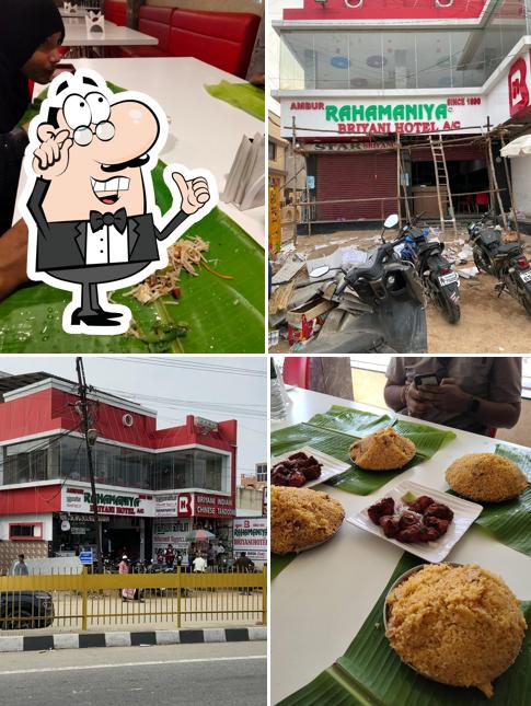 The interior of Rahamaniya briyani hotel State highway Branch