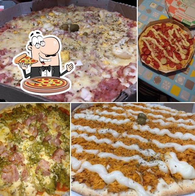 Experimente pizza no Yoyo pizzaria