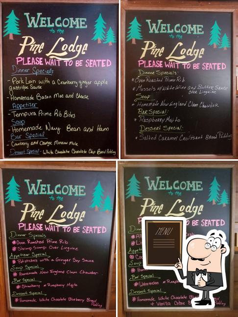 Check out the daily specials on the blackboard