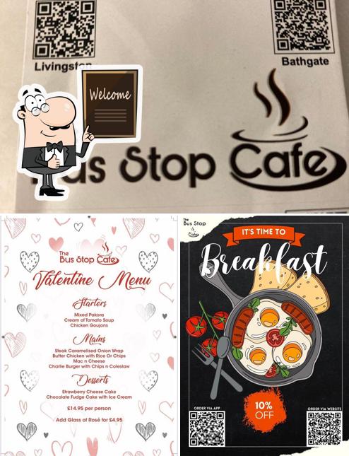 The Bus Stop CafeBar in Bathgate Restaurant menu and reviews