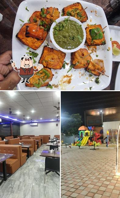 The image of food and interior at Basuri Garden Restaurant