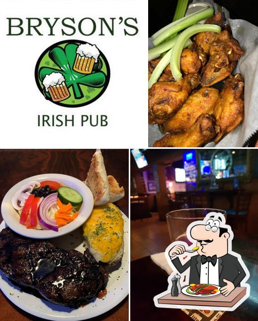 Platos en Bryson's Irish Pub