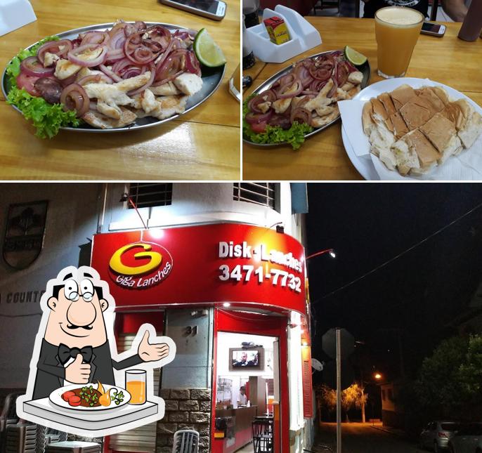 Platos en Giga lanches