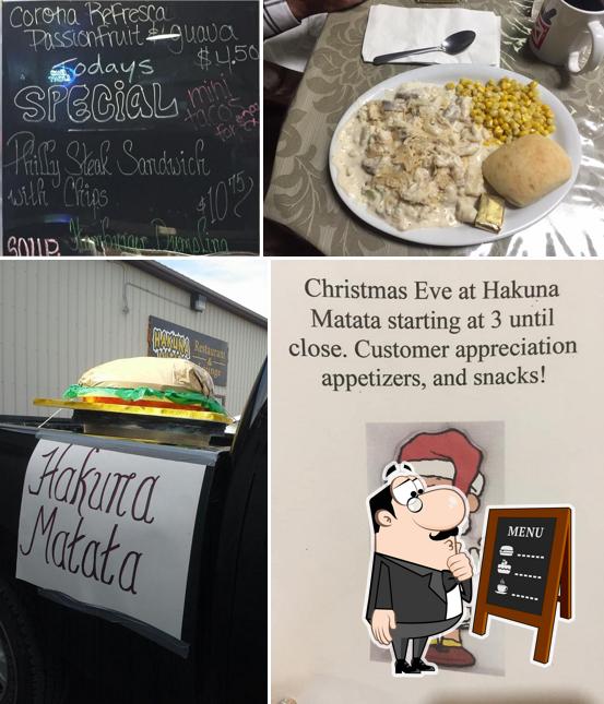 Hakuna Matata in Edgeley Restaurant menu and reviews