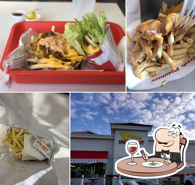 Food at In-N-Out Burger