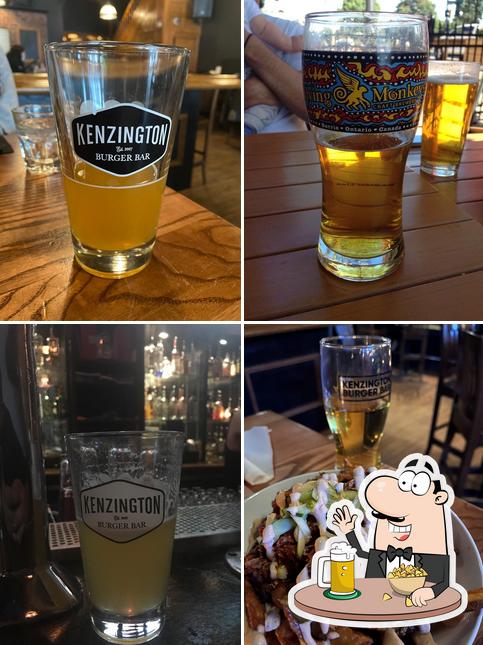 Kenzington Burger Bar serves a range of beers