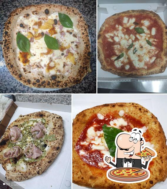 Kostet diverse Variationen von Pizza