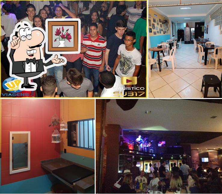 O interior do Chokito's Espetinhos