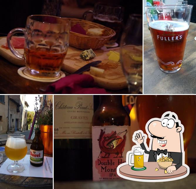 Commandez un verre de bière blonde ou brune