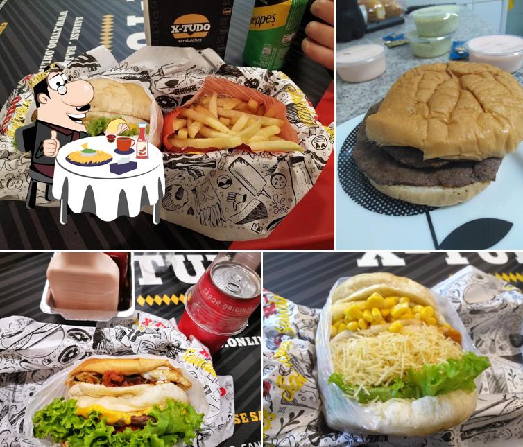 Peça um hambúrguer no X-Tudo Sanduíches Raja