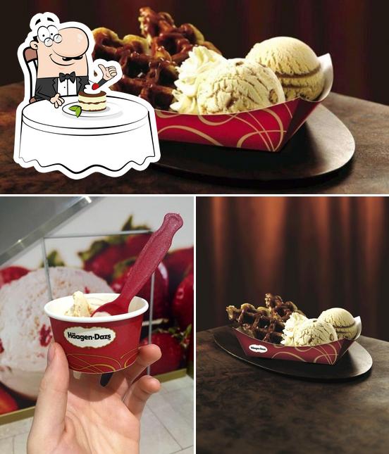 Häagen-Dazs propose une sélection de desserts