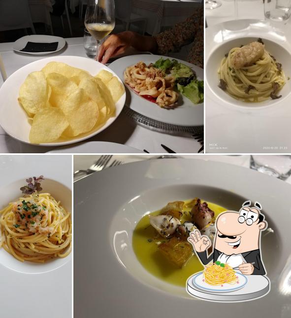 Spaghetti à la carbonara à La Tavola dei cavalieri Gaeta