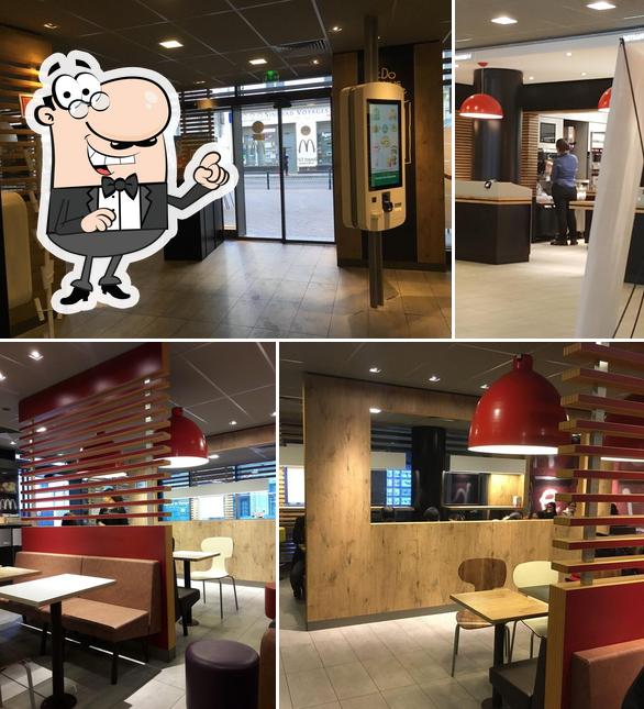 L'intérieur de McDonald's