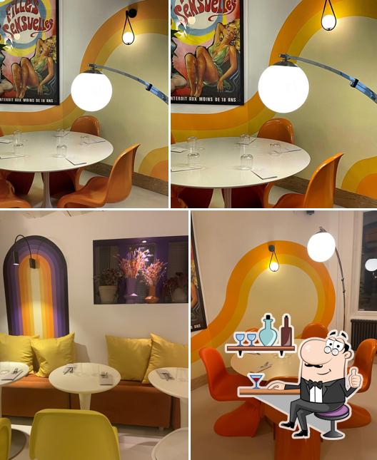 L'intérieur de Chez Rose et MAX
