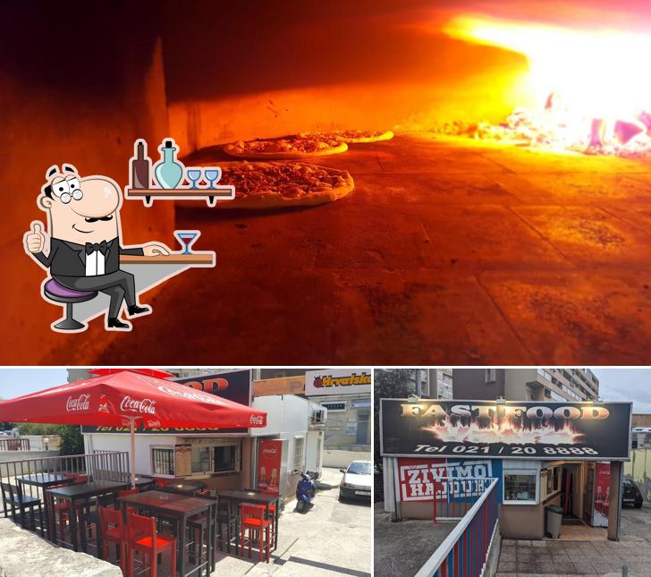 Gli interni di Fast Food Vatreni DENIS