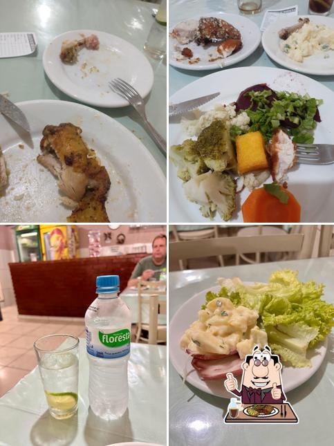 Prove refeições de carne no Galeto Di Bréscia