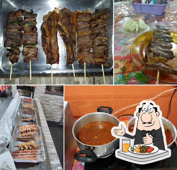 Platos en Casa do Espeto
