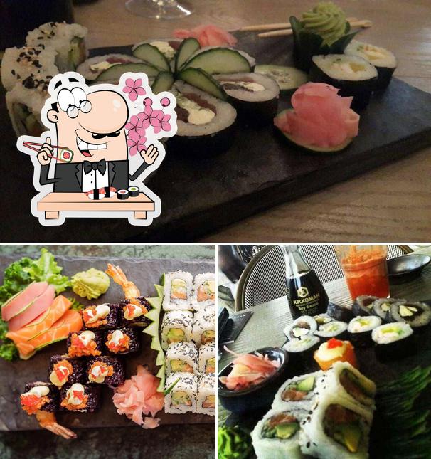 Les sushi sont disponibles à Life Grand Cafe Mall of the South