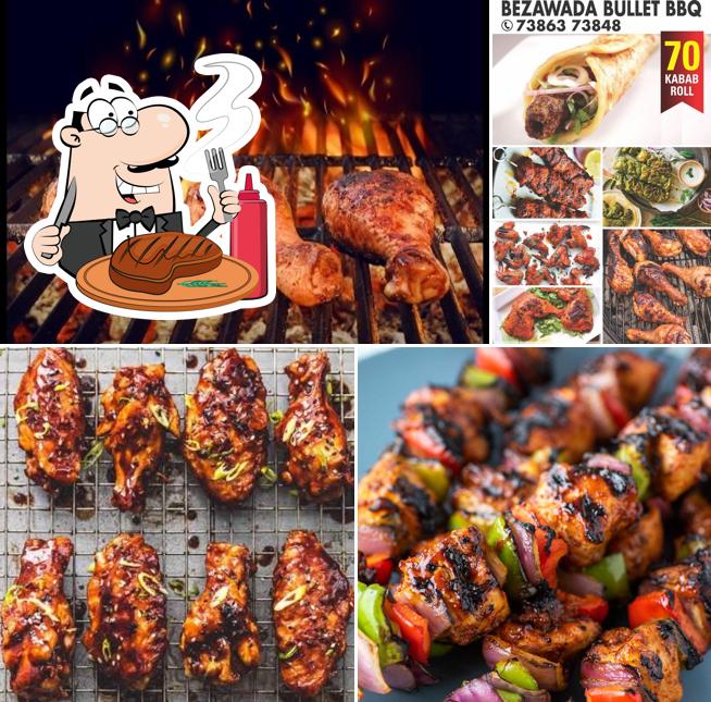 Get meat dishes at BULLET BBQ