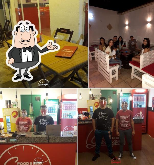 Veja imagens do interior do Garage Food & Beer