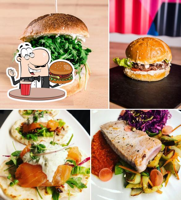 Try out a burger at Market street food & drinks