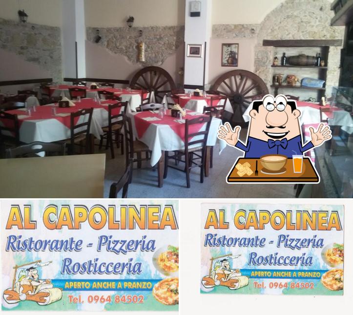 La foto di cibo e interni da Ristorante Pizzeria Al Capolinea Di Pavone Anna