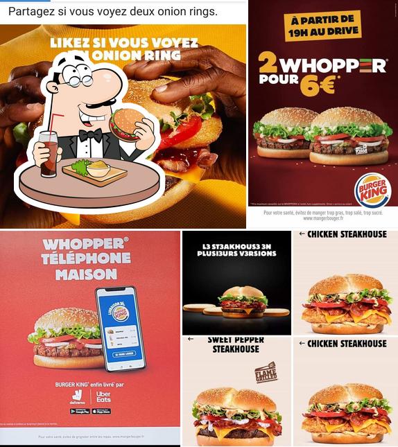 Commandez un hamburger à Burger King