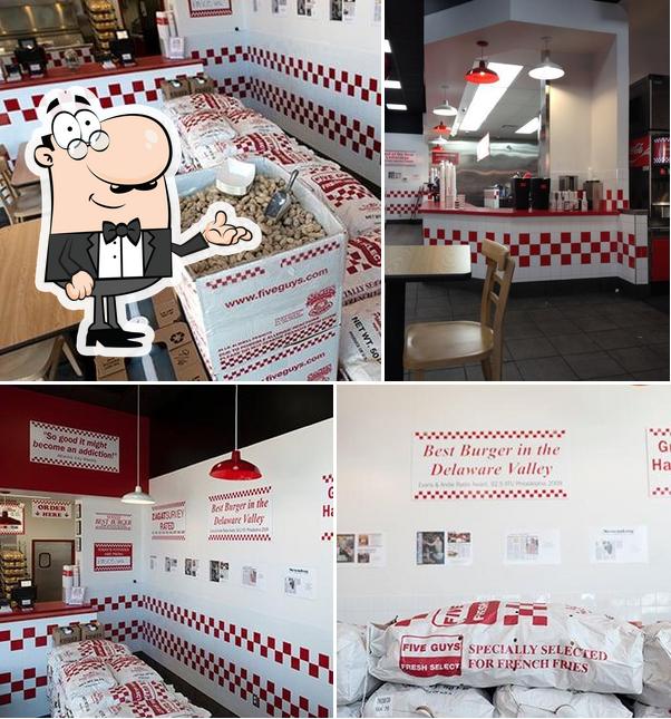 L'intérieur de Five Guys