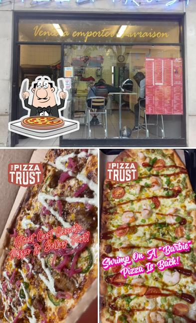 Essayez des pizzas à TRUST "la meilleure Food de la street"