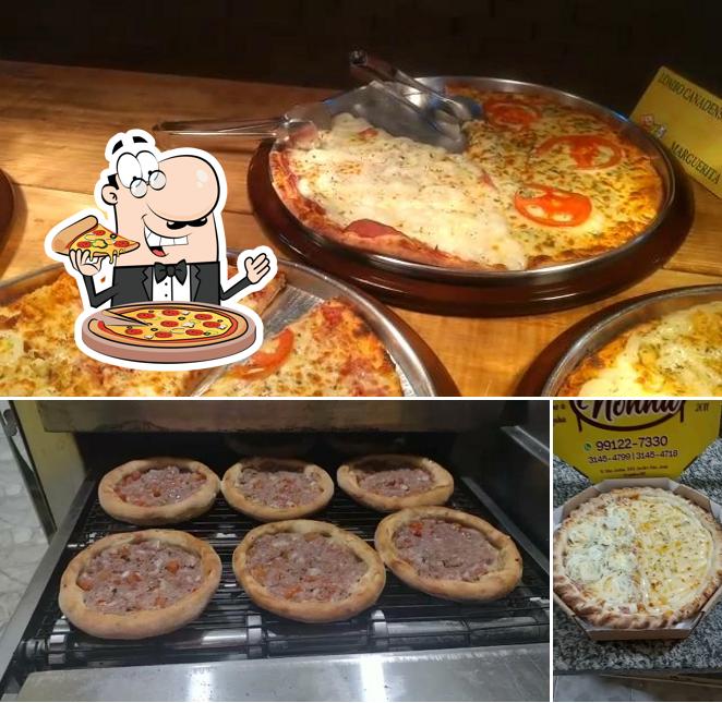 Experimente pizza no Pizzaria Casa da Nonna