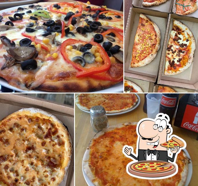 Get pizza at Fabrizio's Pizza