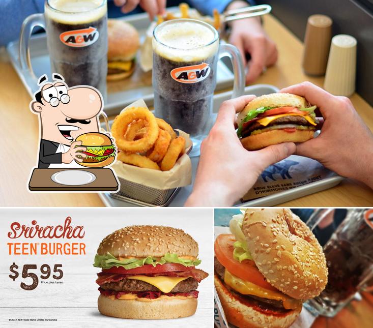 Prenez un hamburger à A&W Canada