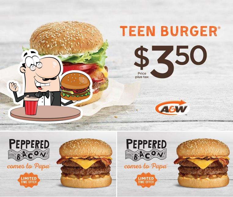 Las hamburguesas de A&W Canada las disfrutan distintos paladares