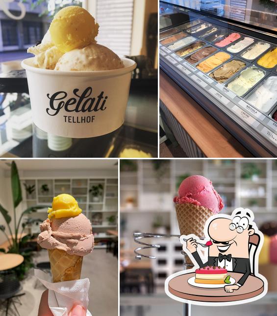 Gelati TELLHOF offre une sélection de plats sucrés